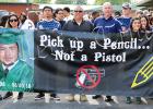  Hardeman County Sheriff John Doolen and Bolivar Police Chief Pat Baker both attended an anti violence march on May 8, organized by the families related to Michael Ruiz. 