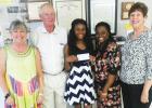 Photo (left to right): Kandy Shackelford, Executive Director Hardeman County Chamber of Commerce, Earl Smith, Ruritan President, Dakedra Mason, scholarship recipient, Dekita Cheairs, and Mary Jo Gordon, Chairman of the Ruritan Scholarship Committee.