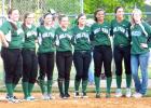 Seniors Becca Fulghum, Sydni Howell, Shelby Jimmerson, Anna Jones, Leah Parks, Miaimi Russell, Lisa Russell were honored after a close 7-5 loss to Southside