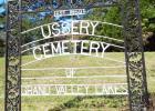 Welcom Ussery, his wife, and at least two children of their children are buried in the cemetery he founded in 1859. 	