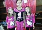 Pictured (l-r) sisters Andriah, Tiara, and Kayla Hill enjoyed their visit to the Grand Junction Library’s Valentine fundraiser. 