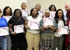 Brittney Buntyn, Jardeja Cheairs, Helen Coby, Cynthia Gatlin, Laquita Hill, Jessica Holliday, Andreian Jones, Shanell Jones, Mason Peeler, Tomeco Scott, and County Mayor Jimmy Sain