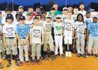 The two teams posed after the All-Star game.