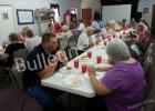 Area Methodist Churches pound their new pastor Brother Andy Dodd, new pastor at Middleton, Powells Chapel, and Reaves United Methodist Churches, was treated to a “pounding” by the combined congregations. Forty guests attended the potluck lunch held in conjunction with this old church tradition.