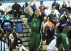 David Terburgh goes up for two points.