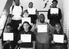 First Row: Quinterio Williams, Edtavius Gray, and Don’kejah Coby. Second Row:  AJ Wilbanks, and Antavious Rivers. Third Row:  Datavion Dubose, Emmanuel Williams, and Tarmadre Harris Photo and cutline by Tina Cranford.