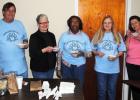 Pictured (l-r) Larry Lowrance (Vice President), Louise Manhein (board member), Hugholene Robertson (board member), Annette Lowrance (Secretary), Betty Jordan (Treasurer).