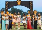 Pictured: (L-R): Polly Dowty, Kayleigh Lanier, Jazmine Cosby, Rachelle Parks, Marissa Thweatt- Homecoming Queen, Averyale Joy, Starla Phelps, Morgan Mills and Shelby Parker.