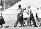 Coach Woodrow Lowe, Jr. coaches his players in a traditional manner, which is hard with conservative play.