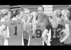 MHS Coach Zeke Craft discusses plays with his team that continues to add wins to their season.
