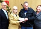 Pictured (l-r): Larry Crawford, Community Bank President of FSB; Lora Moore, Vice President/Branch Manager of FSB; Tony Hall, Executive Director of Hope House; and Andrea Young, Board Member of Hope House