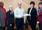 Pictured (l-r):  Monroe Woods, Lora Moore, Larry Crawford, Cathy Mayfield and Jackie Hickey.