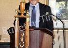 J.R. Johns, resident of Middleton, has been honored as the Lumbermen’s Club of Memphis “Man of the Year”. He is pictured with the trophy he received at the club’s annual award banquet. Photo compliments of J.R. Johns 