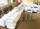 Letters to approximately 15,000 registered voters are being mailed, advising of changing districts and precincts and including a new voter registration card. 