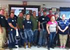 Grand Junction Ruritan Club held its monthly meeting this past Tuesday night.  We honored the volunteer firefighters and first responders from Grand Junction, Saulsbury and LaGrange with an appreciation dinner put on by the Ruritan members.  During the evening, we presented each of the three departments with a check.  A special monetary presentation was made to firefighter Darryl DeShields whose home burned down back in the Spring while he and his family were on vacation.  Ruritan was proud to honor these f