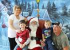 Pictured (l-r) Brandy Tranum, Caleb Tranum (7 years old), Colton Mayfield (1 year old) and Kurt Mayfield. 