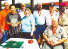 The Top Tomato of 2016 Front row left to right: Billy Lor, Katie Dees, David Johnson. Back row: Lee Sammons, Allen Cain, Tim Duke, Bill Deen, Lester Cox