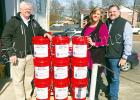 Hardeman County Mayor Jimmy Sain, Janna Vaughan, Greg Vaughan. 