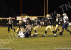 BCHS Tigers take down the Chester County quarterback during the second half of the games.