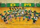 The BMS sixth grade beginning band held its own as it presented its first solo concert for family and the community.