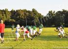 The BMS Tigers work on improving blocking and tackling, skills they hope will lead to better plays and more wins.