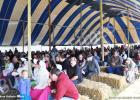 There was a tent set up to shield guests from the sun and rain during the annual Fall Festival held in Whiteville