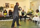 Pastor Monte Campbell of New Destiny Church, Memphis addresses Patrick (left) and Pastor Bernice Lofties (right) during the Pastor 1st Love Day celebration held by Serenity of a Second Chance Ministries.