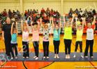 Pictured (l-r): Donya Adams, Hayleigh Lester, Madison Doyle, Abigail Russell, Harlie Lester, Kailey Bizzell, Halle Flake, Alana Clark and Callee Lanier.